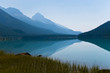 Reflection in mountains