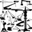 Vektor: construction objects vector (crane) construction objects vector (crane)