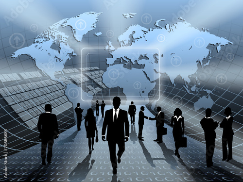 Vektor: business on line business on line