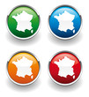 France map button France map button