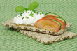 Knäckebrot mit Quark