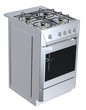 Silver free standing cooker Silver free standing cooker