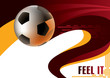 Soccer ball poster