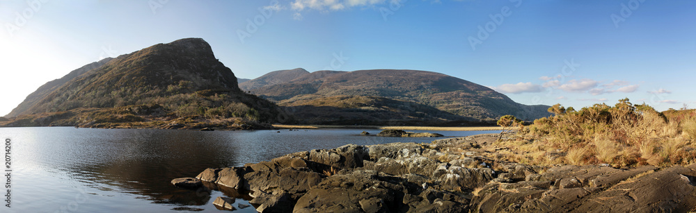 Irish mountains panoramic