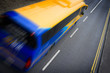 bus in motion