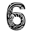 number ornament - 6 -