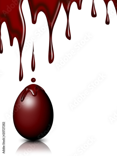 Uovo Cioccolato Pasqua Sfondo-Chocolate Easter Egg Background