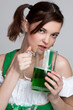 Woman Drinking Beer
