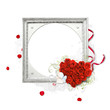 beautiful frame with roses and angel beautiful frame with roses and angel
