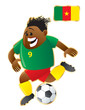 Football mascot  Cameroon