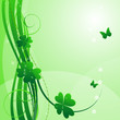 Vector: Floral st.Patrick's background Floral st.Patrick's background