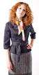 foulard et sa propriétaire rousse et russe