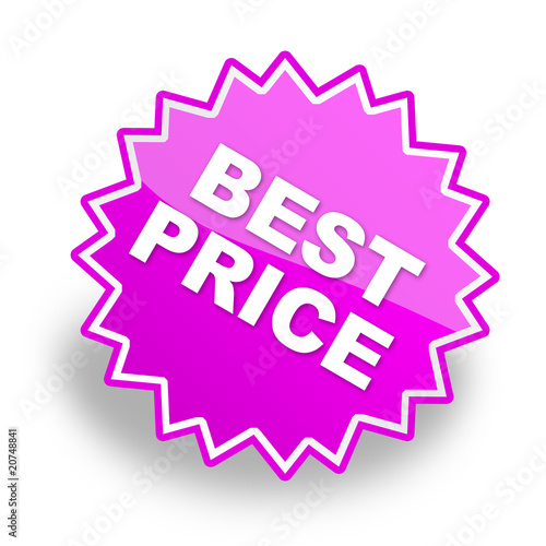 Illustration: best price label for promotion best price label for promotion