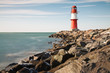 Die Ostmole in Warnemünde.