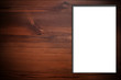 Illustration: the brown wood texture with billboard the brown wood texture with billboard