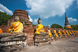 Ruined Old Temple of Ayuthaya, Thailand, Ruined Old Temple of Ayuthaya, Thailand,