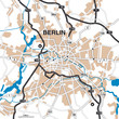 Illustration: Stadtplan/Umgebungskarte Berlin Stadtplan/Umgebungskarte Berlin