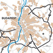Stadtplan/Umgebungskarte Budapest