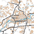 Stadtplan/Umgbungskarte Frankfurt