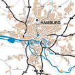 Stadtplan/Umgebungskarte Hamburg