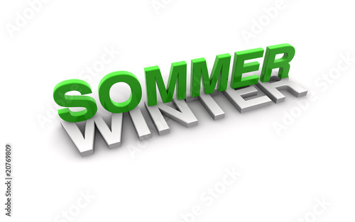 Illustration: Sommer ist besser als Winter Sommer ist besser als Winter