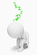 3d small people - tired