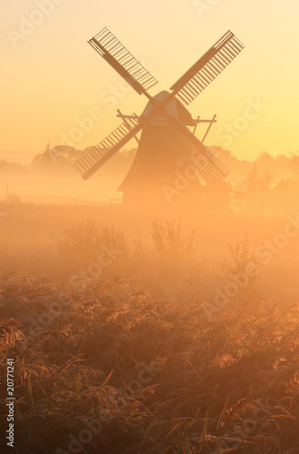 Photo: Windmill sunrise Windmill sunrise