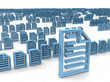 Electronic data storing and hosting concept