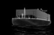 Container ship - 3d construction