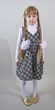 little school girl with long bunches