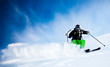 Man's skiing