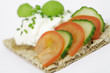 Knäckebrot mit Quark