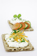 Knäckebrot mit Quark