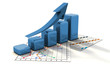 business graph 3d business graph 3d