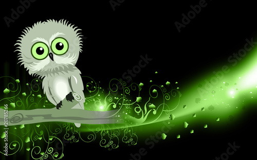 Illustration: Illustration of of a baby bird sitting Illustration of of a baby bird sitting