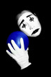 Sad mime