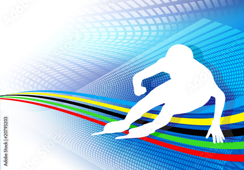 Illustration: Speed skating Speed skating