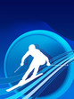 Skier illustration