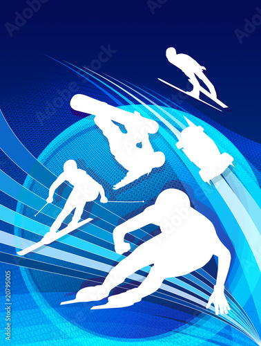Illustration: Winter sports Winter sports