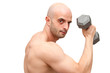 Foto: Working out with dumbbell Working out with dumbbell