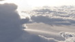 (1153) Dramatic High Altitude Clouds Aerial Heaven Flight LOOP