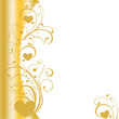 gold banner vector