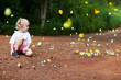 girl and butterfly