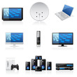 Vector household icons