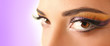 purple eye