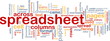 Spreadsheet word cloud