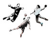 handball trio
