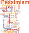 Pessimism word cloud