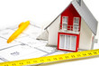 Hausmodell mit Grundriss