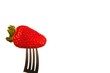 Fresh Strawberry on a Fork